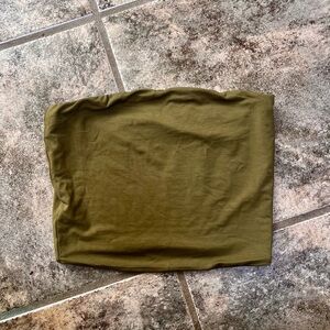 Hara The Label: Ami Bandeau Olive Tube Top